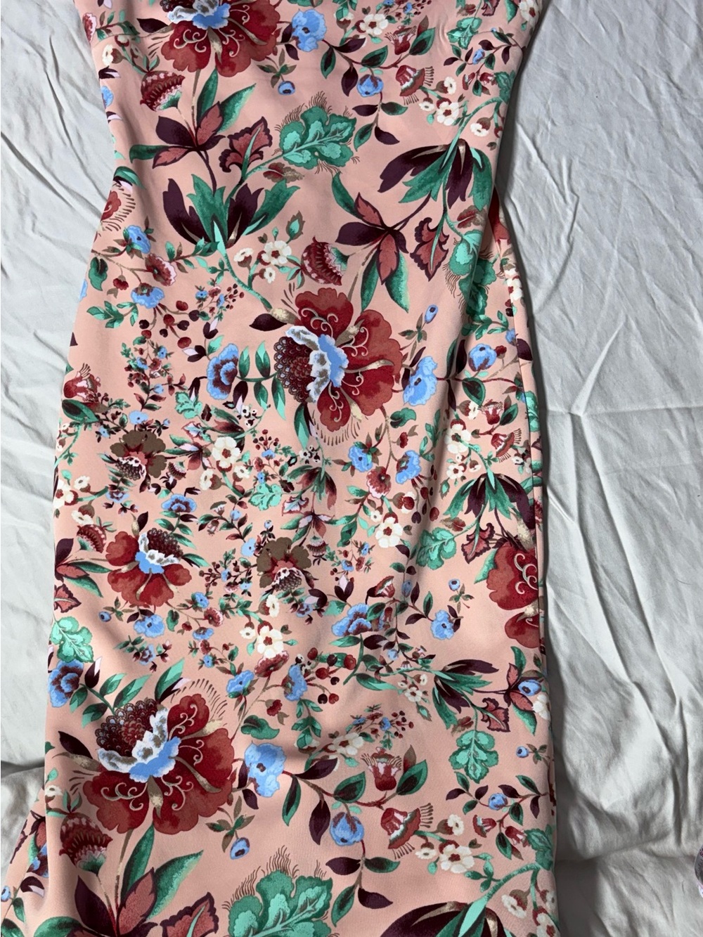 New York & Company Pink Floral Pencil Dress